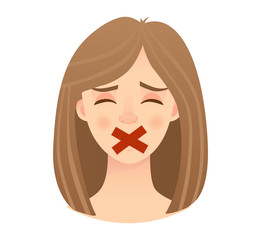 emotions of womans face