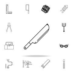 knife line icon. Detailed set of web icons and signs. Premium graphic design. One of the collection icons for websites, web design, mobile app