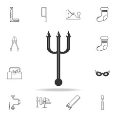 Obraz premium Trident line icon. Detailed set of web icons and signs. Premium graphic design. One of the collection icons for websites, web design, mobile app