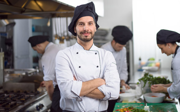 Portrait of young chef
