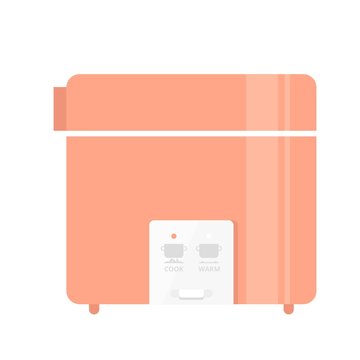 Vector Illustration Rice Cooker. Rice Warmer