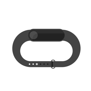 Vector Illustration Smart Band. Icon Wearable Device