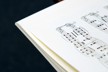 Sheet Music - Musical Notes on paper