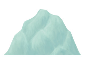 Mountain landscape illustration