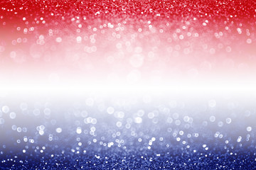 Abstract patriotic red white and blue glitter sparkle background for voting, memorial, labor day and election - 204842054
