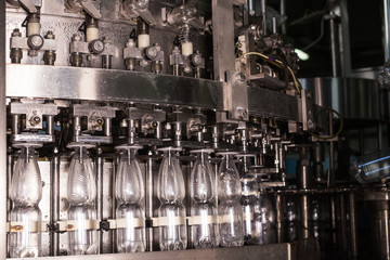 Drink water production line in industry