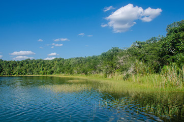 Coba lagoon at Punta Lagunas