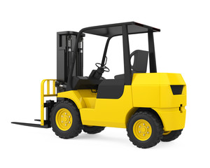 Forklift Truck Isolated