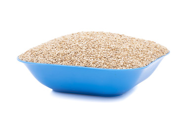 Natural Sesame Seeds Also Know as Til in India isolated on White Background