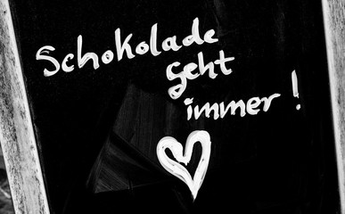 Schokolade geht immer