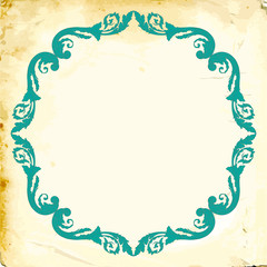 Vector baroque of vintage elements for design. 