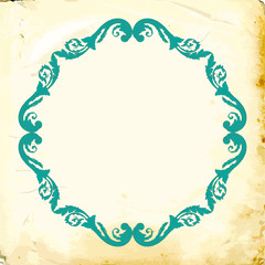 Vector baroque of vintage elements for design. 
