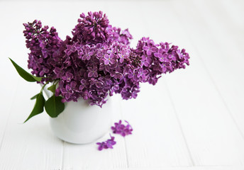 Bouquet of lilac flowers