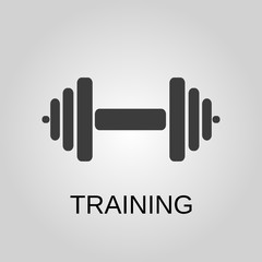 Obraz premium Training icon. Training symbol. Flat design. Stock - Vector illustration