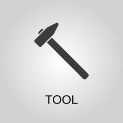 Tool icon. Tool symbol. Flat design. Stock - Vector illustration