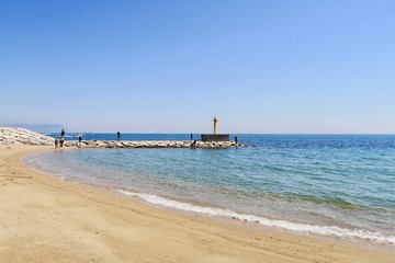 淡路島　淡路市岩屋の海岸