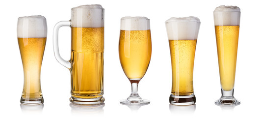 set of beer Glass