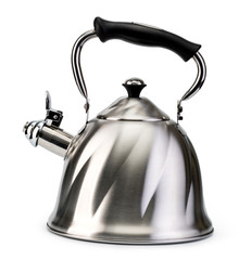 Steel whistling kettle