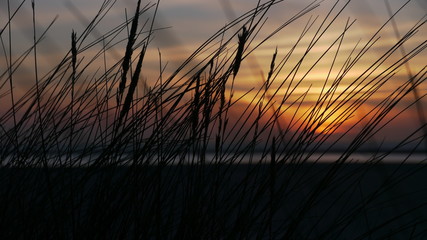Sonnenuntergang auf Borkum
