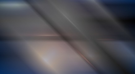 Dark abstract glowing stripes vector background