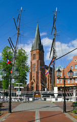 Obraz premium Sankt Antonius-Kirche Papenburg, Emsland