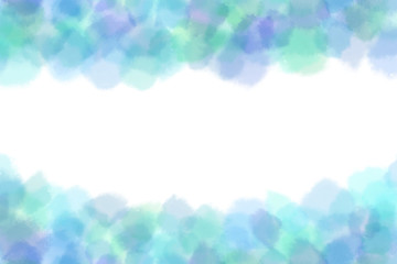 水 雨 夏 水彩 背景