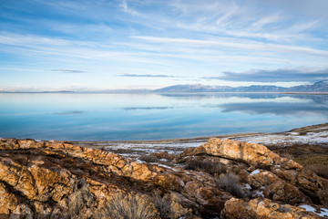 View in Antelope Island State Park