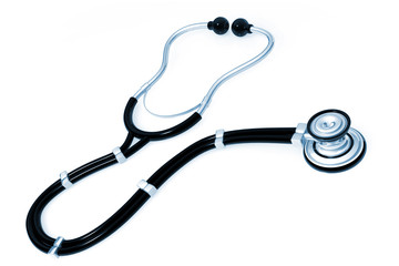 Stethoscope.3d render