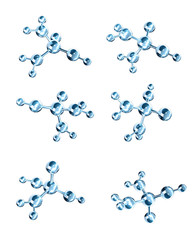 Set of abstract molecular structure