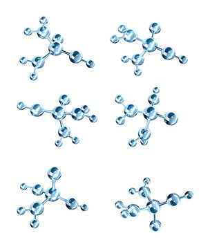 Set of abstract molecular structure