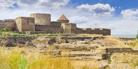 Eastern wall of the Akkerman fortress, Ukraine