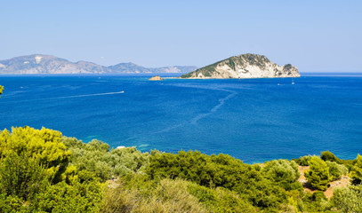 Marathonisi island, Greece.