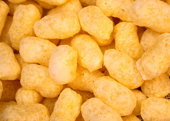 Sticks made from corn flour are sweet and delicious