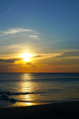 Fototapeta premium Sunset on Bali beach