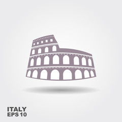 Fototapeta premium Colosseum vector icon