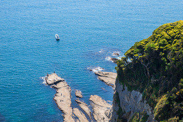 江の島から相模湾の眺望