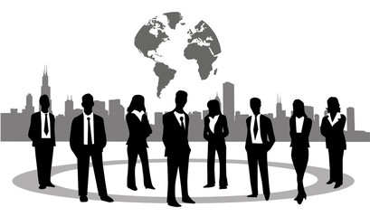 Business people vector illustration