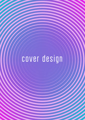 Abstract cover. Minimal trendy vector with halftone gradients. Geometric future template for flyer, poster, brochure and invitation. Minimalistic colorful cover. Abstract EPS 10 illustration.