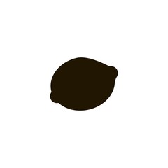 Lemon icon. flat design