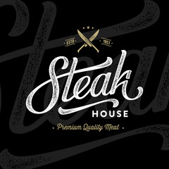 Steak Emblem black