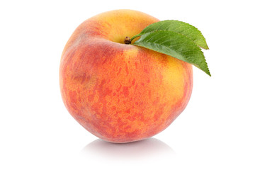 Pfirsich Frucht frisch Obst Freisteller freigestellt isoliert