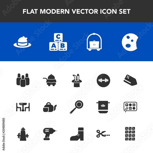 Modern Simple Vector Icon Set With Tag Price Home Magic