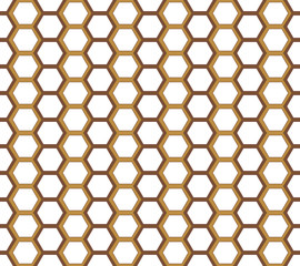 Honeycomb seamless pattern