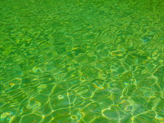 Water in a swimming pool