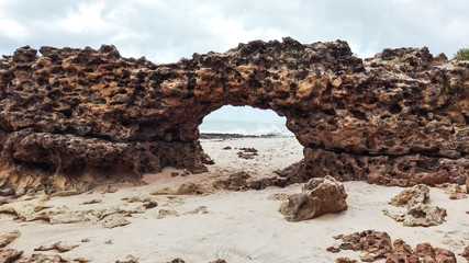 brazilian natural rock of coast
