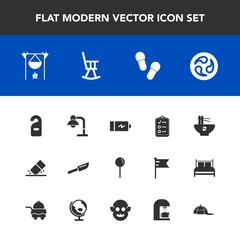 Modern, simple vector icon set with check, bowl, kamon, restaurant, white, japanese, rubber, pin, energy, full, chinese, meal, campfire, bonfire, mon, hot, battery, dinner, flame, japan, label icons