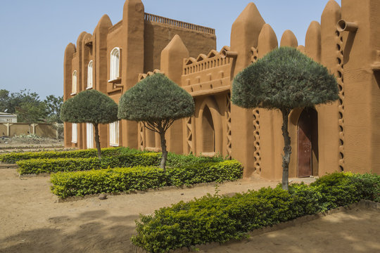 Bambara Architecture in Segou, the Sudano-Sahelian mud architecture typical of West Africa 