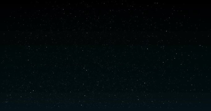 Dust particles move from bottom to top. Points on a black background move like particles in a viscous liquid. corpuscular system for dust and sparks.  