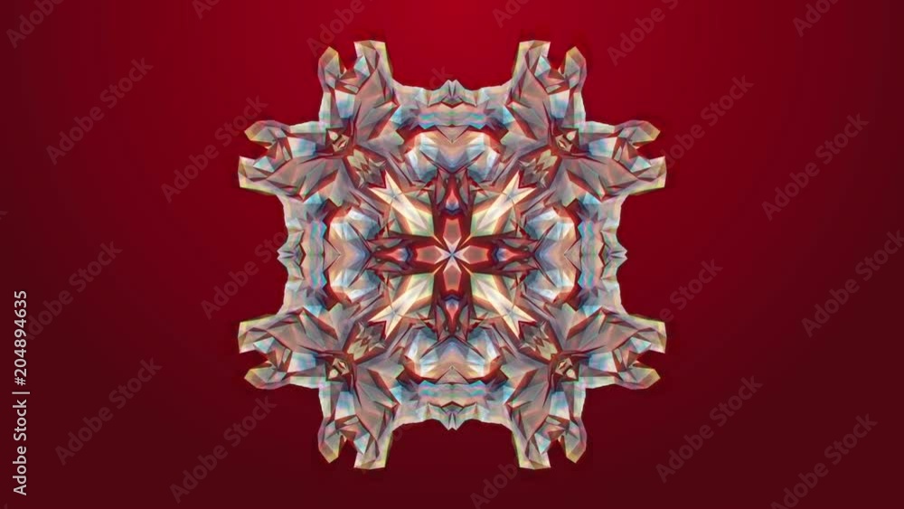 Poster abstract background. multicolored and psychedelic abstract animation with kaleidoscope effect. abstr