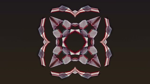 Abstract background. Multicolored and psychedelic abstract animation with kaleidoscope effect. Abstract background in bright and colorful motion. lysergic and hypnotic kaleidoscope